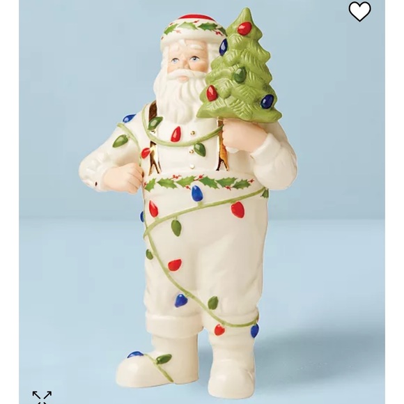 NWT LENOX 2023 Santa With Tree & Lights Porcelain Figurine - Picture 3 of 3